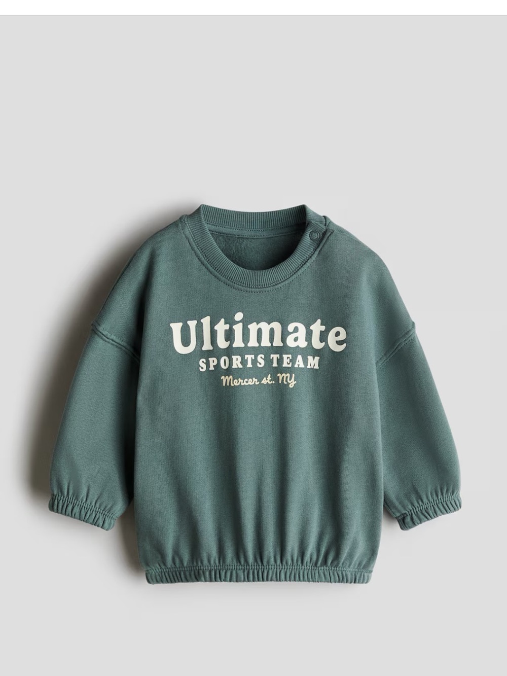 H&M Teal Green 'Ultimate Sports Team' Kids Sweatshirt
